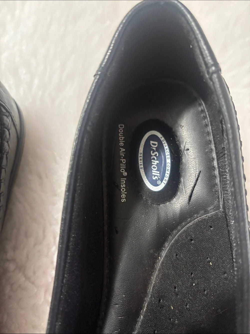 Dr. Scholl's Black Tassel Kiltie Loafers